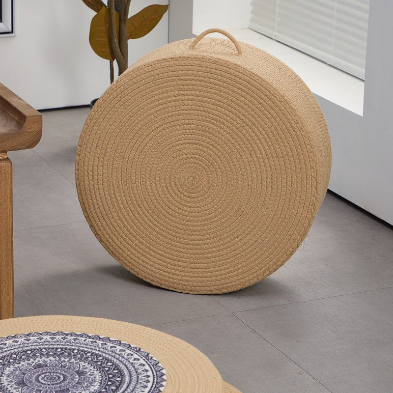 Artificial Leather Pouf | Kelmera