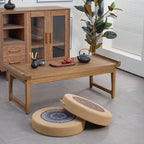 Artificial Leather Pouf | Kelmera