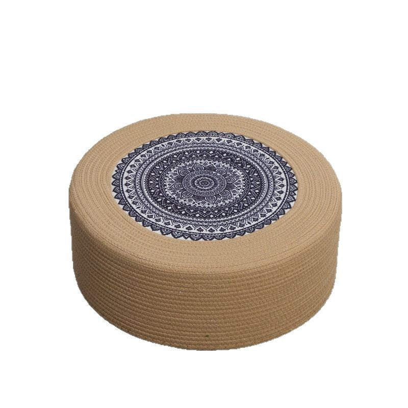 Artificial Leather Pouf | Kelmera