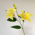 Artificial Lily Branch with Realistic Flowers | Kelmera
