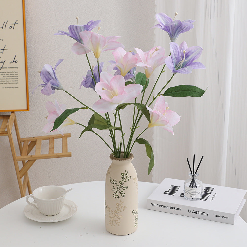 Artificial Lily Stem with Delicate Flowers | Kelmera