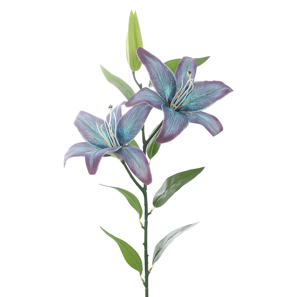 Artificial Lily Stem with Lifelike Flowers | Kelmera