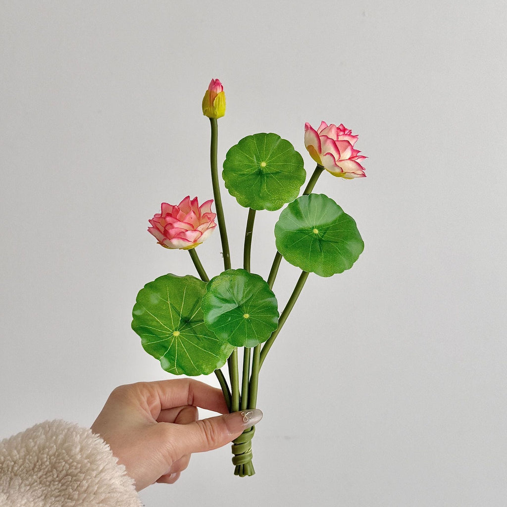 Artificial Lotus Flower Bouquet | Kelmera