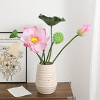 Artificial Lotus Flower Pink Green | Kelmera