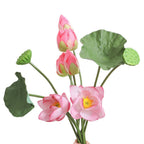 Artificial Lotus Flower Pink Green | Kelmera