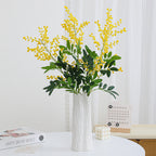 Artificial Mimosa Branch with Detailed Flowers and Leaves | Kelmera