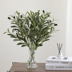 Artificial Olive Tree Branch with Detailed Leaves and Fruits | Kelmera