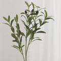 Artificial Olive Tree Branch with Detailed Leaves and Fruits | Kelmera