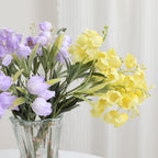 Artificial Orchid Bouquet White Lilac | Kelmera