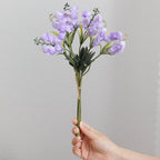Artificial Orchid Bouquet White Lilac | Kelmera