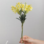 Artificial Orchid Bouquet White Lilac | Kelmera