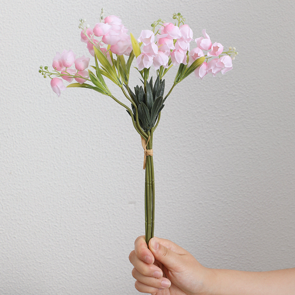 Artificial Orchid Bouquet White Lilac | Kelmera