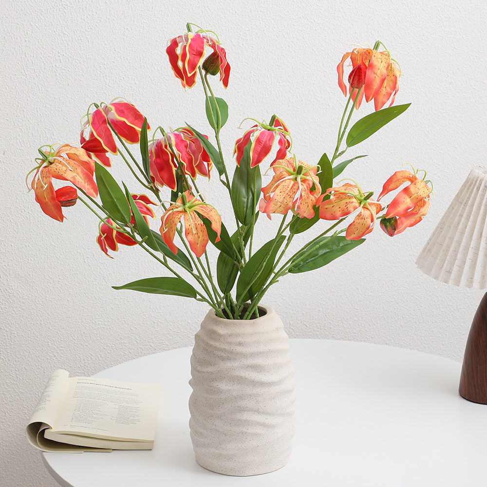 Artificial Orchid Bouquet with Vibrant Blooms and Fine Details | Kelmera