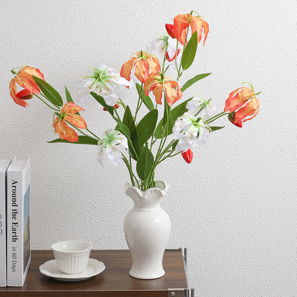 Artificial Orchid Bouquet with Vibrant Blooms and Fine Details | Kelmera