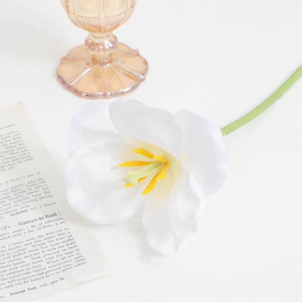 Artificial Orchid Flower Branch with Intricately Detailed Flowers | Kelmera