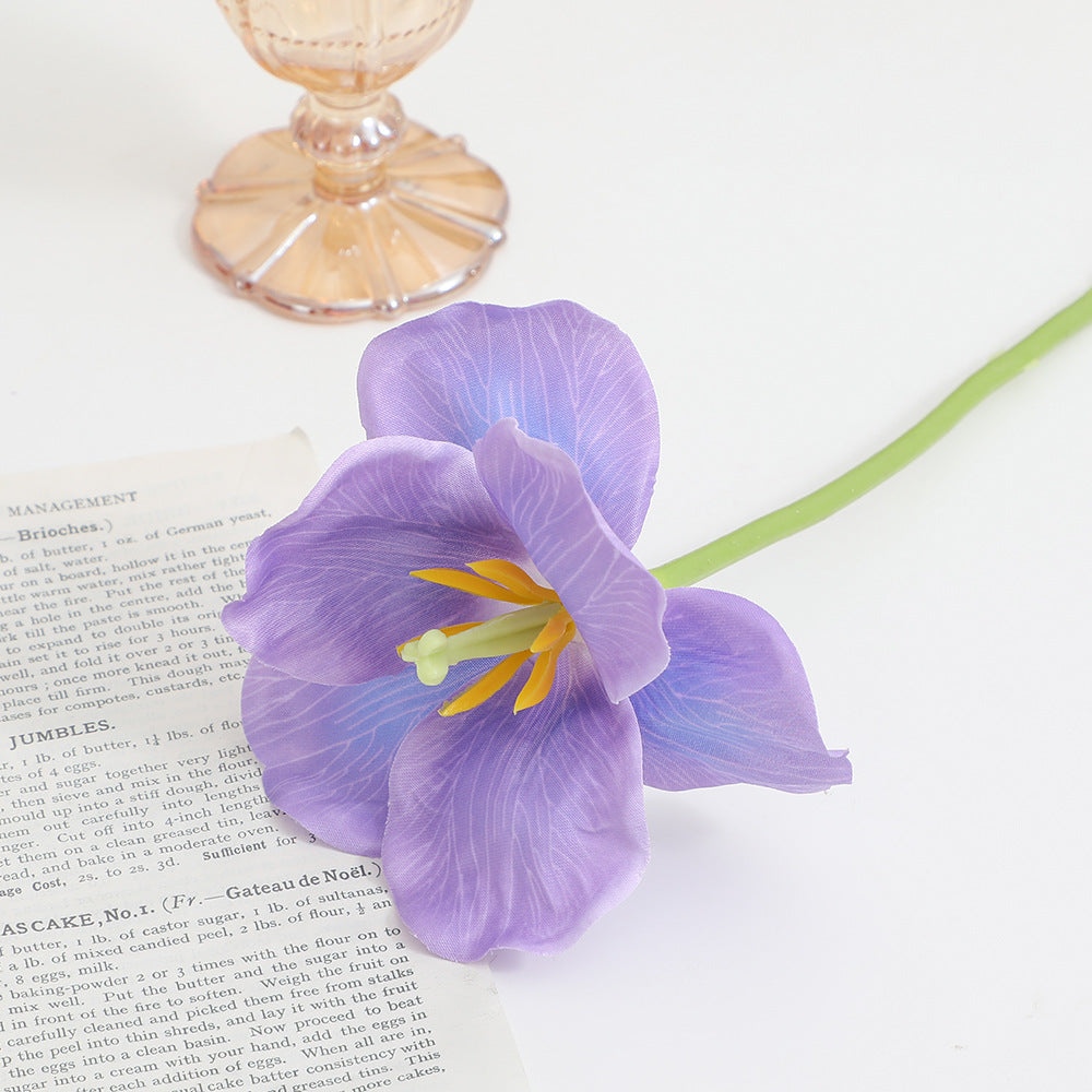 Artificial Orchid Flower Branch with Intricately Detailed Flowers | Kelmera