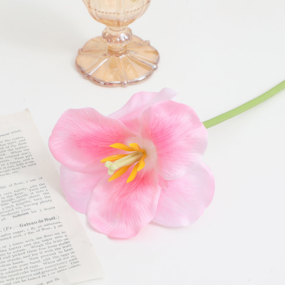 Artificial Orchid Flower Branch with Intricately Detailed Flowers | Kelmera