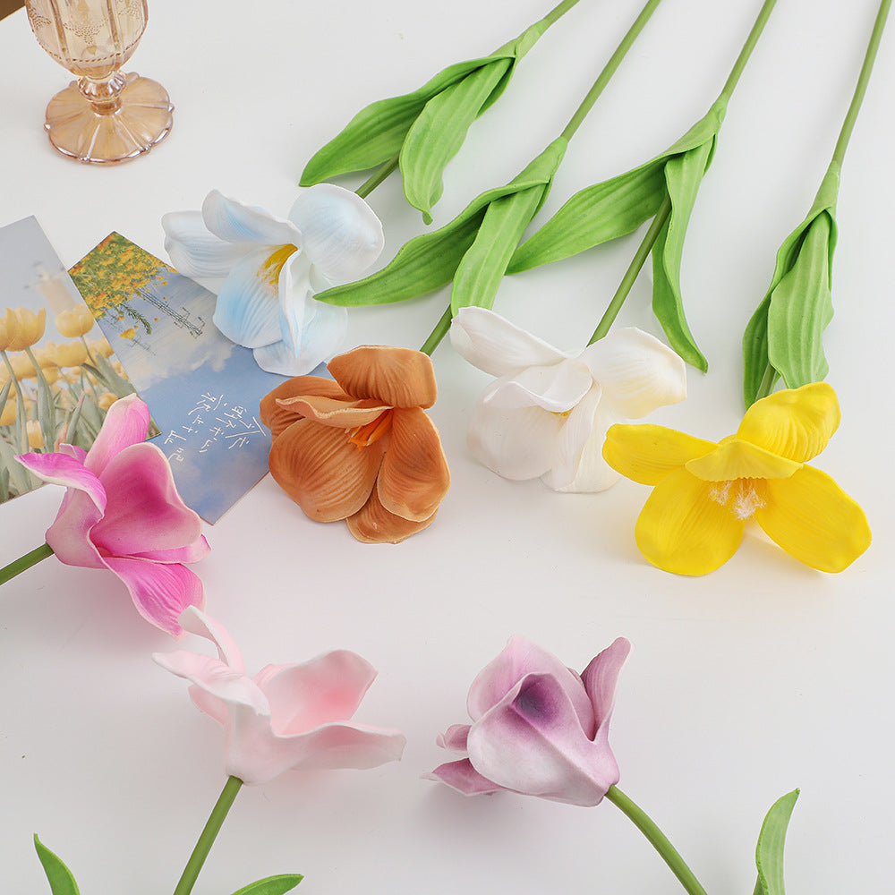 Artificial Orchid Flower Branch with Realistic Details | Kelmera