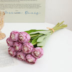 Artificial Peony Bouquet Pink Light Yellow | Kelmera