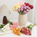 Artificial Peony Bouquet Pink Light Yellow | Kelmera