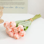 Artificial Peony Bouquet Pink Light Yellow | Kelmera