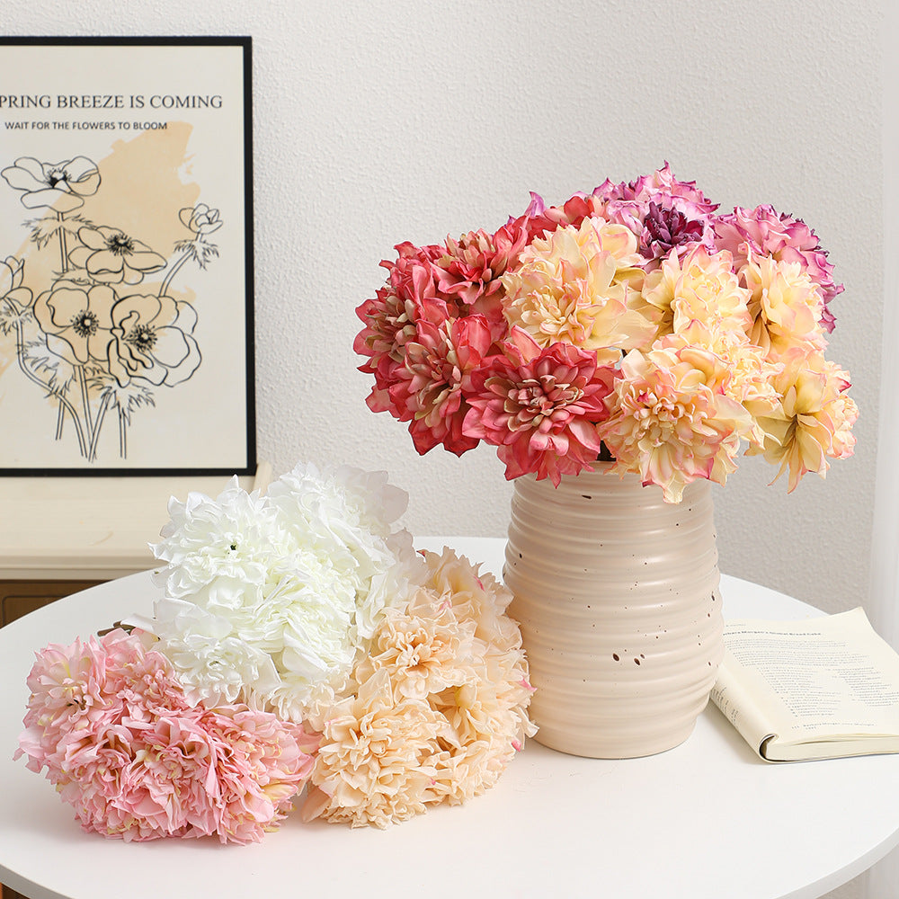 Artificial Peony Bouquet Pink Lilac | Kelmera