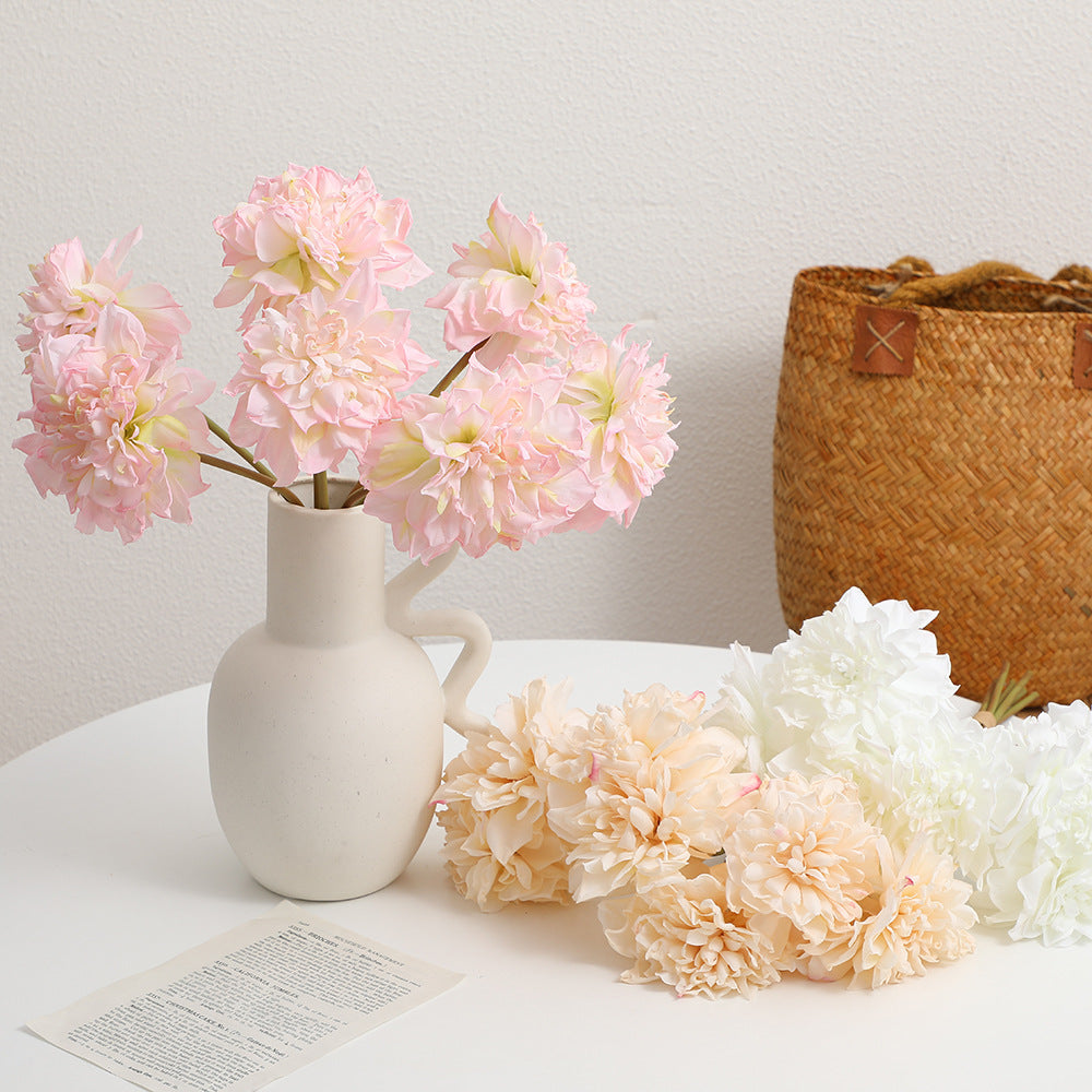 Artificial Peony Bouquet Pink Lilac | Kelmera