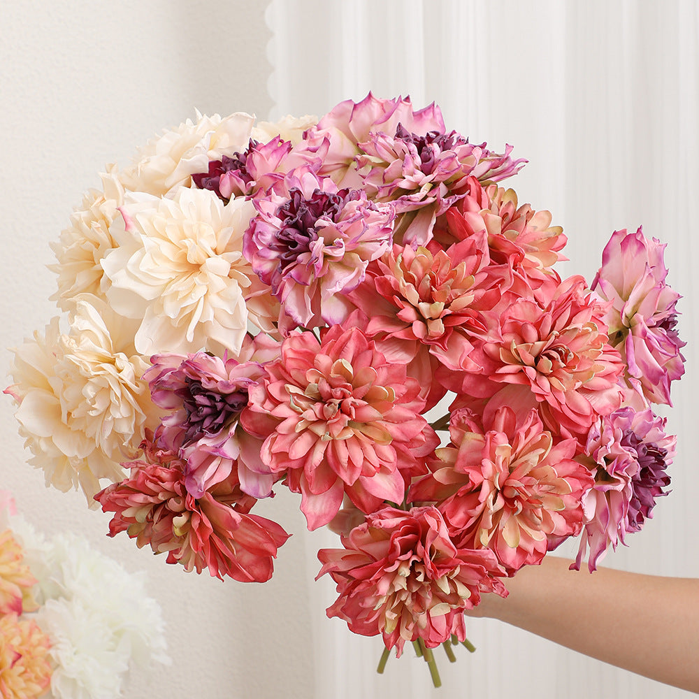 Artificial Peony Bouquet Pink Lilac | Kelmera