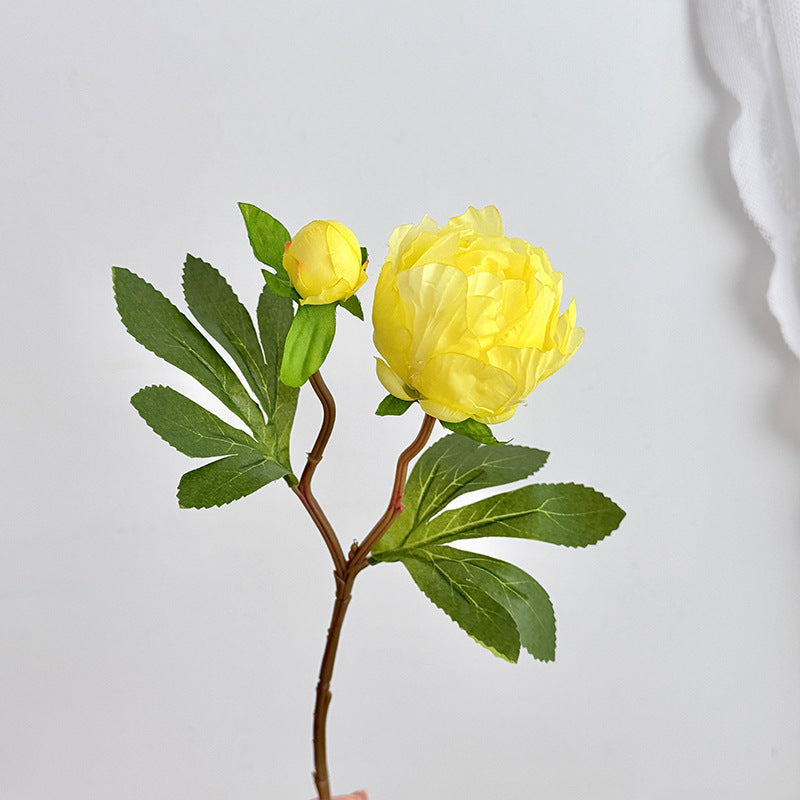 Artificial Peony Bouquet with Delicate Flowers and Leaves | Kelmera