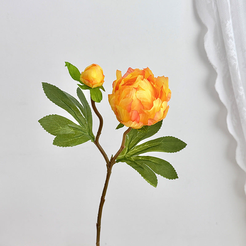 Artificial Peony Bouquet with Delicate Flowers and Leaves | Kelmera