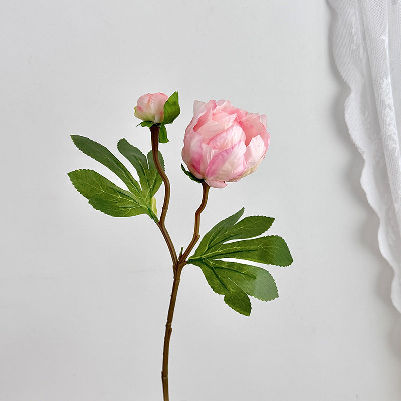 Artificial Peony Bouquet with Delicate Flowers and Leaves | Kelmera