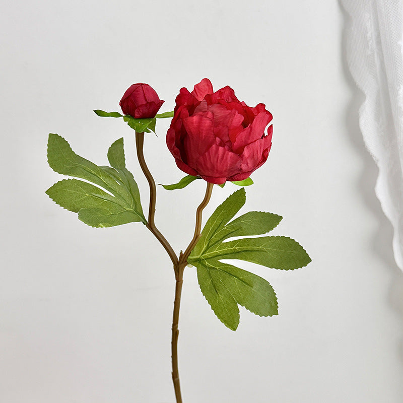 Artificial Peony Bouquet with Delicate Flowers and Leaves | Kelmera