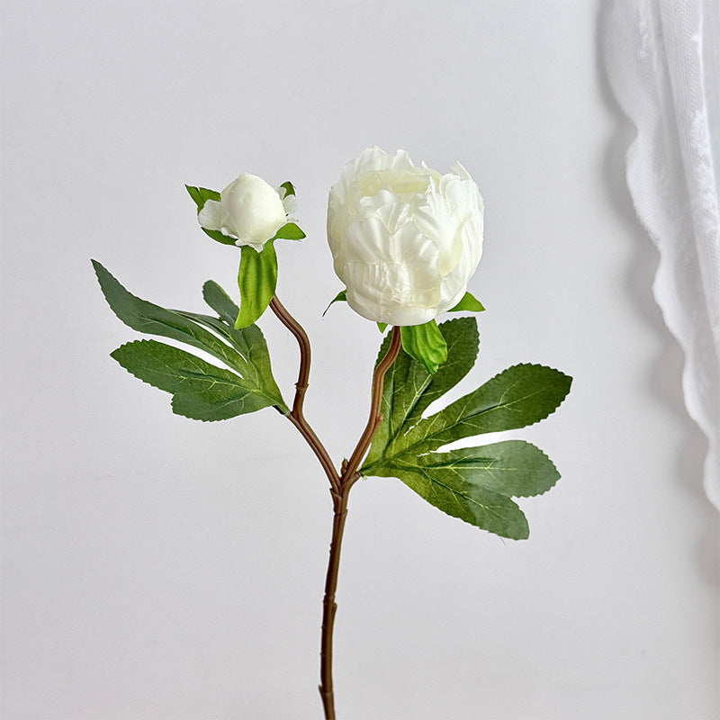 Artificial Peony Bouquet with Delicate Flowers and Leaves | Kelmera
