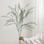 Artificial Plant Grass Green Bellflowers-White | Kelmera