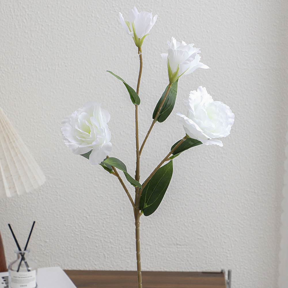 Artificial Plant Grass Green Bellflowers-White | Kelmera