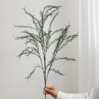 Artificial Plant Grass Green Bellflowers-White | Kelmera