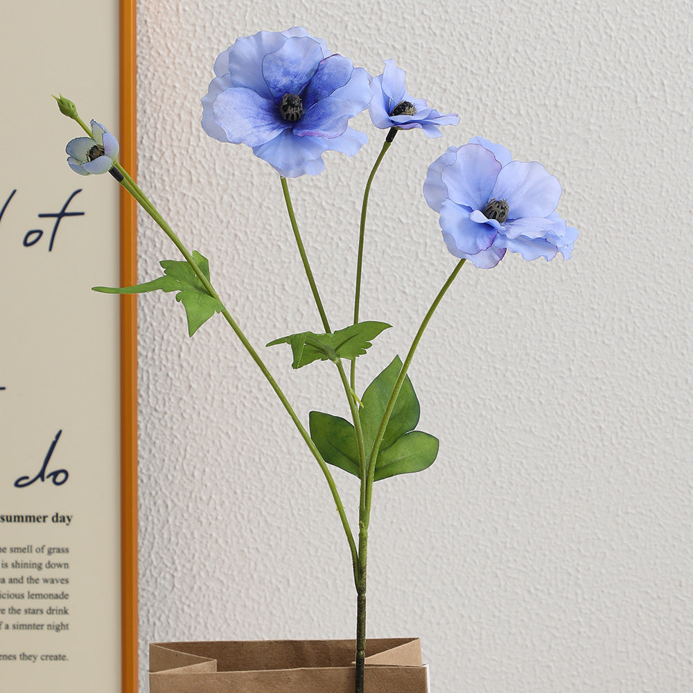 Artificial Poppy Flower Bouquet | Kelmera