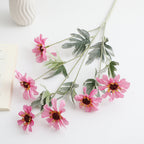 Artificial Poppy Flower Branch with Lifelike Blooms and Detailed Leaves | Kelmera