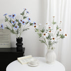 Artificial Poppy Flower Branch with Lifelike Blooms and Detailed Leaves | Kelmera