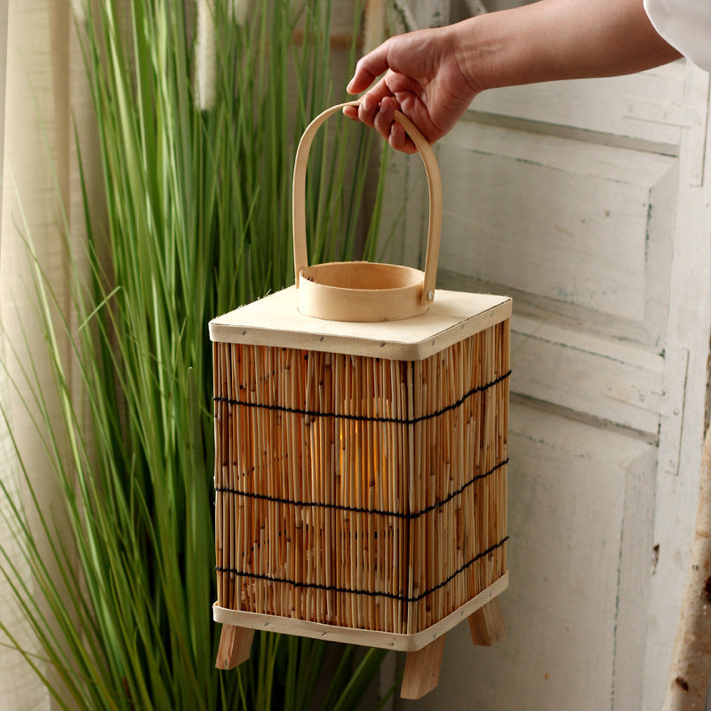 Artificial Rattan Lantern | Kelmera