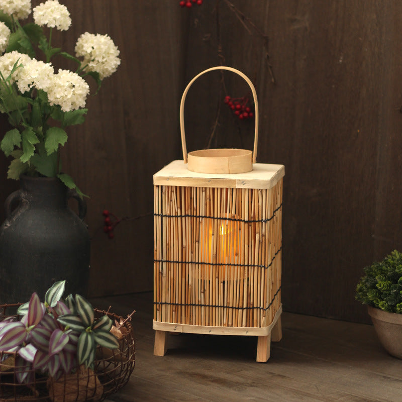 Artificial Rattan Lantern | Kelmera