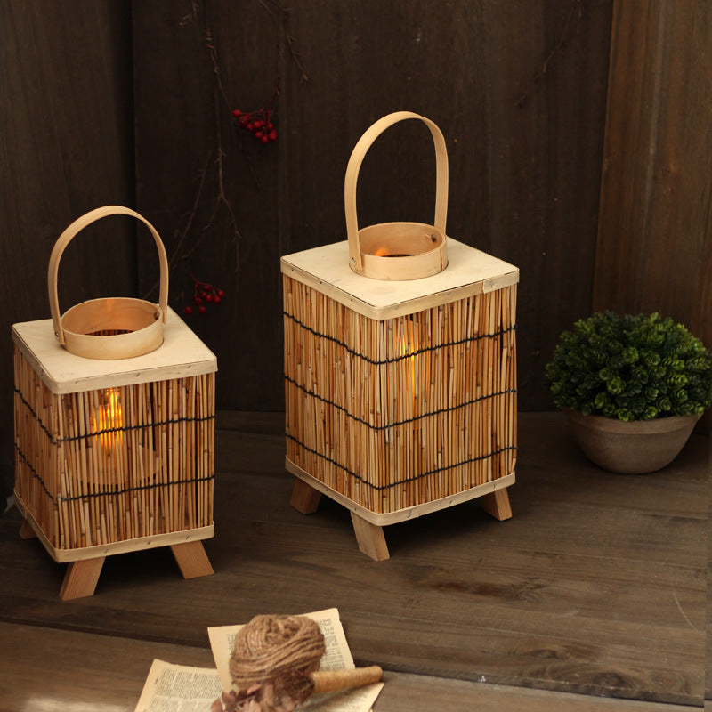 Artificial Rattan Lantern | Kelmera