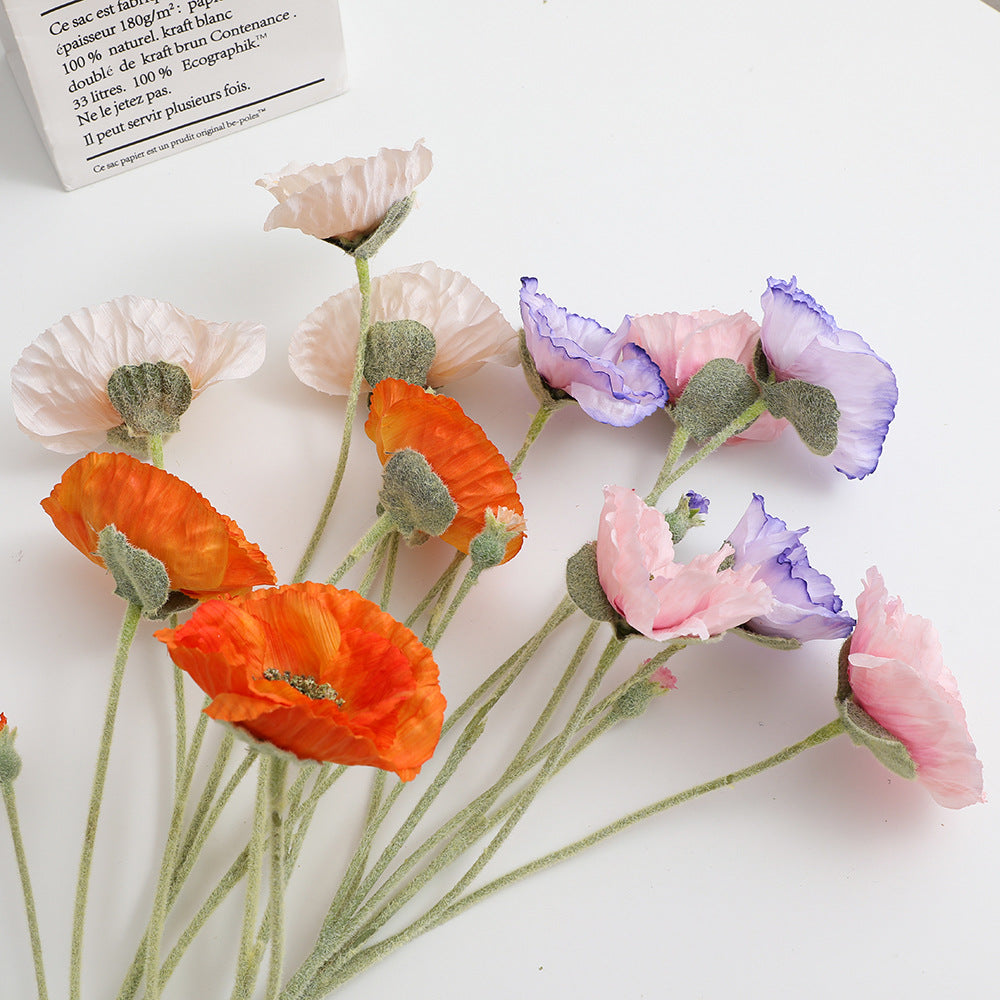 Artificial Romantic Poppy Bouquet | Kelmera