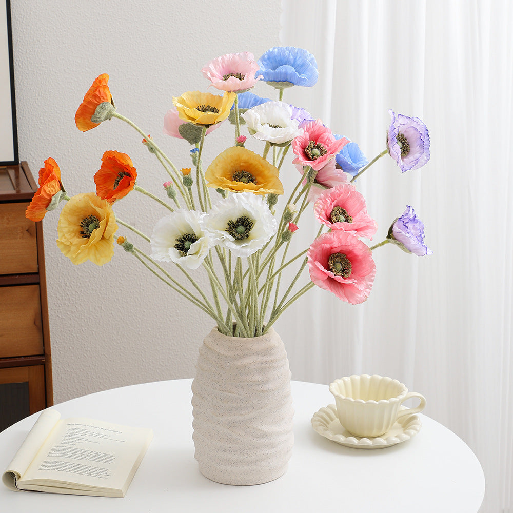 Artificial Romantic Poppy Bouquet | Kelmera