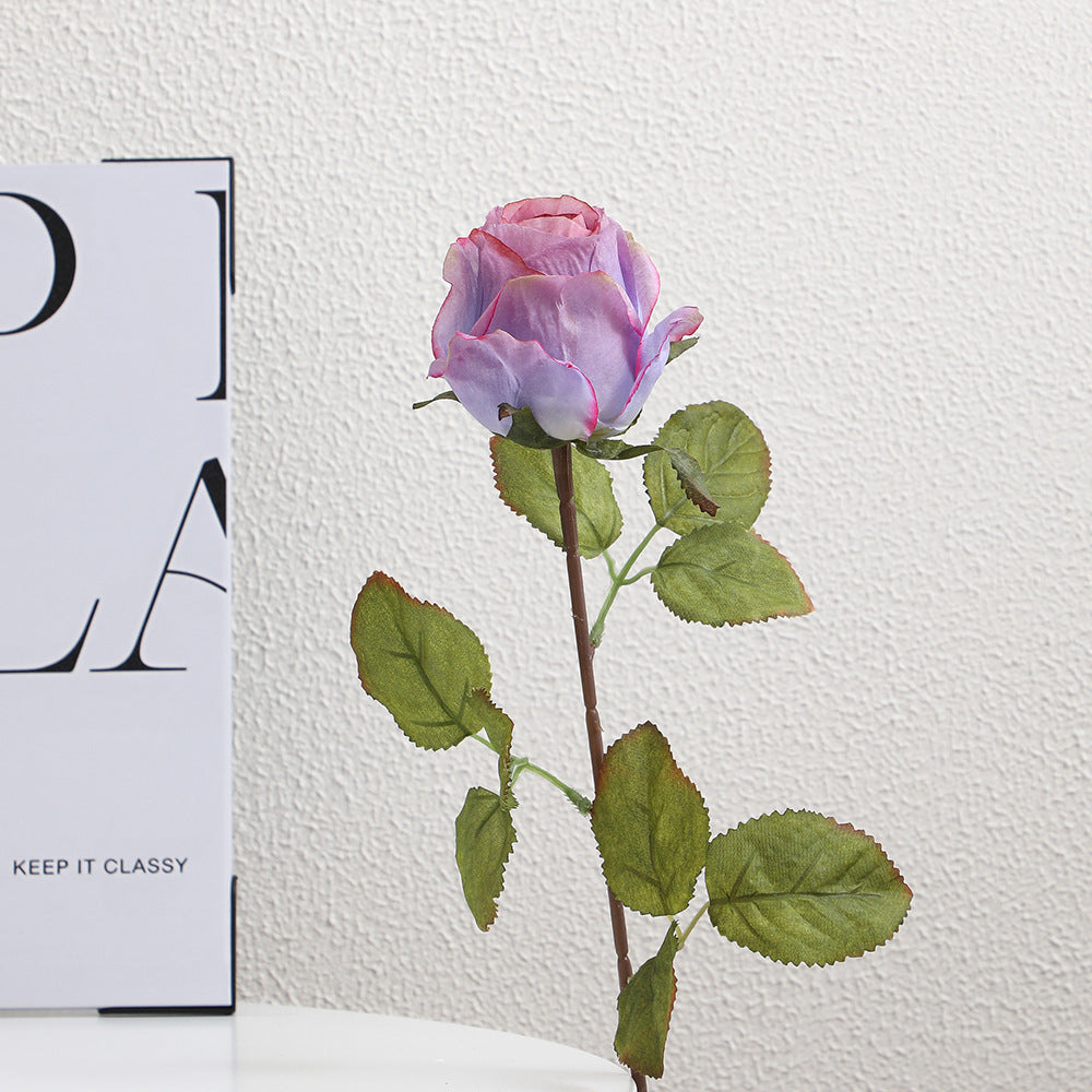 Artificial Silk Rose with Filigree Flowers | Kelmera