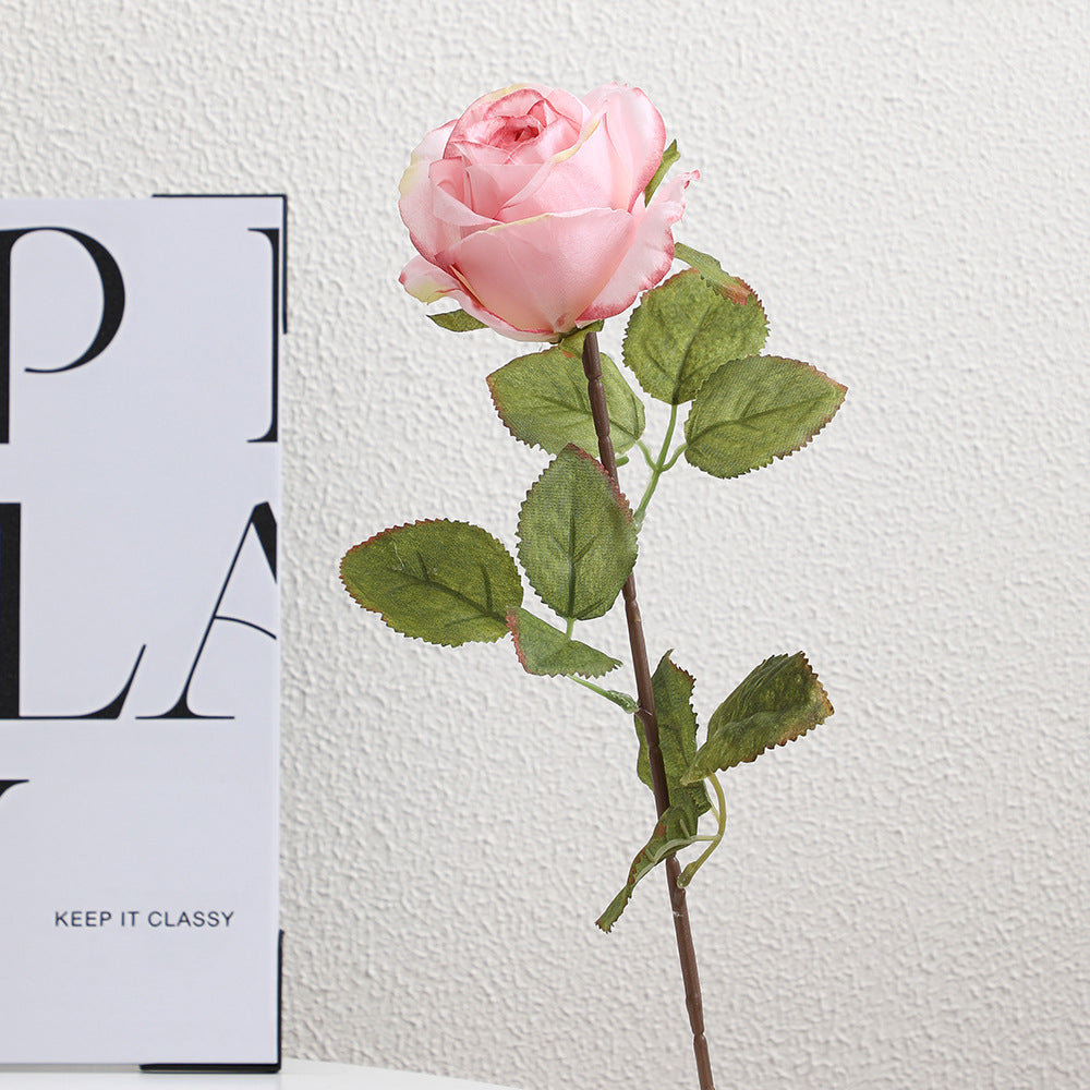 Artificial Silk Rose with Filigree Flowers | Kelmera