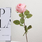Artificial Silk Rose with Filigree Flowers | Kelmera