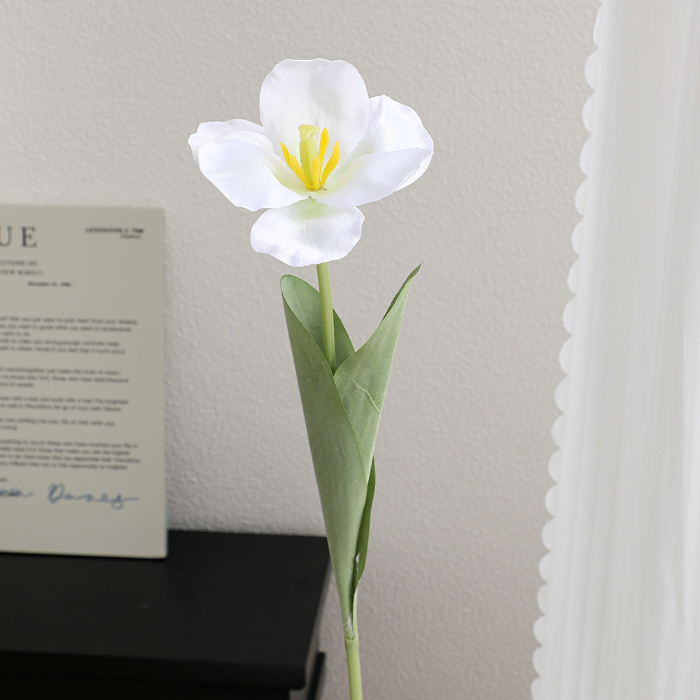 Artificial Tulip Blossom with Detailed Petals | Kelmera