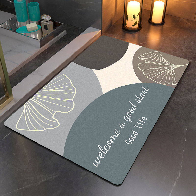 Artistic Abstract Bathroom Mat | Kelmera