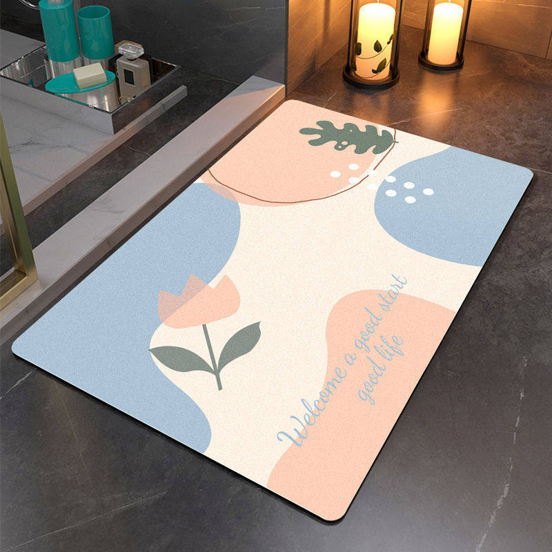 Artistic Abstract Bathroom Mat | Kelmera